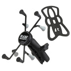 RAM-HOL-UN8B-201U:RAM-HOL-UN8B-201U_1:RAM® X-Grip® Universal Holder for 7"-8" Tablets with Double Socket Arm