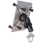 RAM-HOL-UN8B-201U:RAM-HOL-UN8B-201U_1:RAM® X-Grip® Universal Holder for 7"-8" Tablets with Double Socket Arm