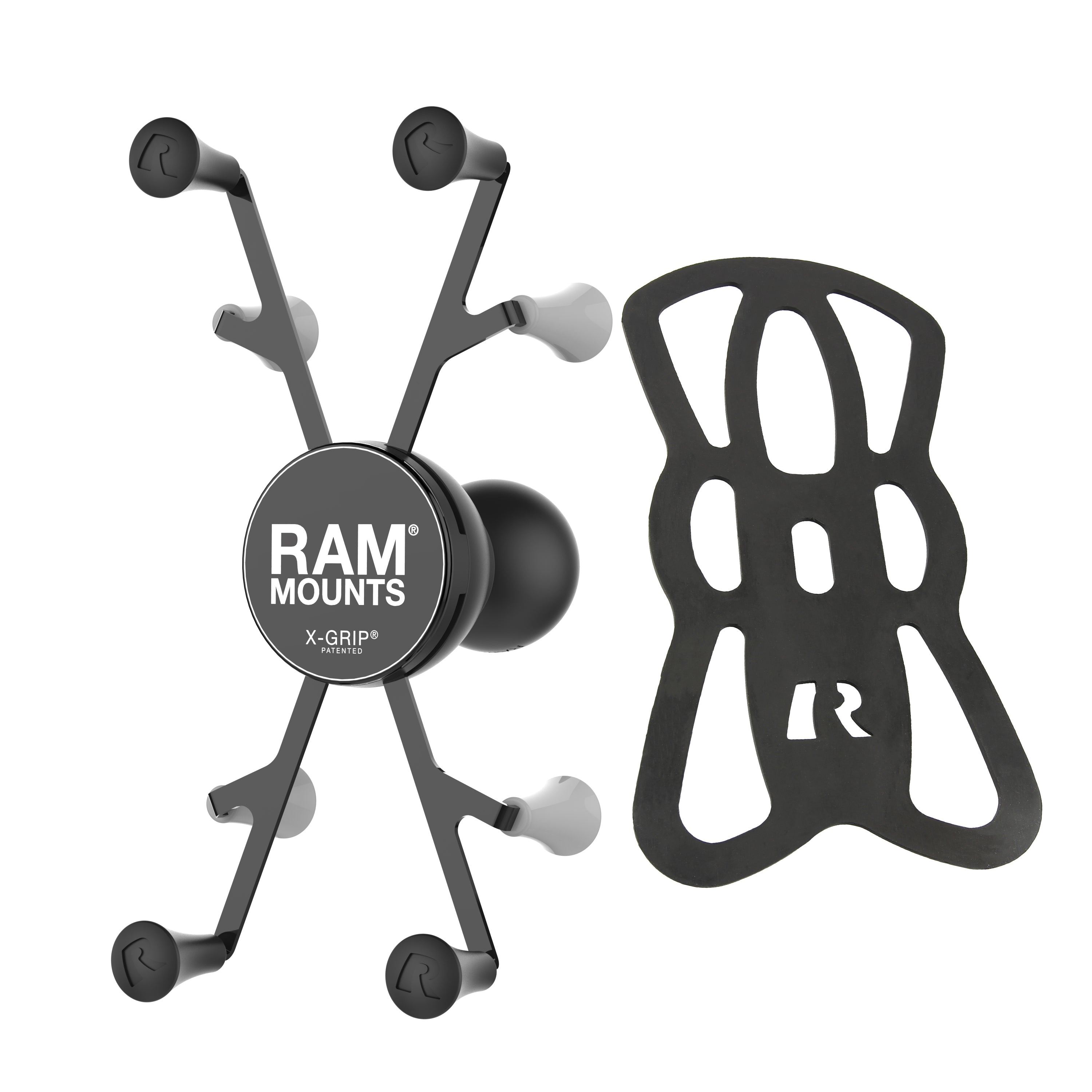 RAM-HOL-UN8BCU:RAM-HOL-UN8BCU_1:RAM® X-Grip® Universal Holder for 7"-8" Tablets with Ball - C Size