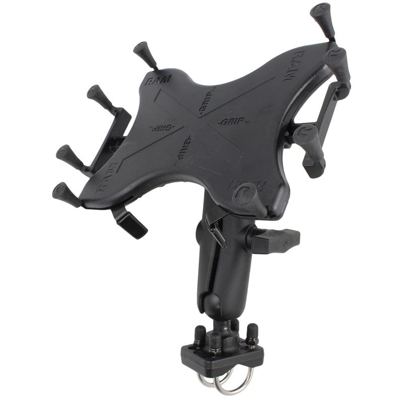 RAM-HOL-UN9-235U:RAM-HOL-UN9-235U_1:RAM® X-Grip® Mount with Double U-Bolt Base for 9"-11" Tablets