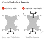 RAM-HOL-UN9U:RAM-HOL-UN9U_1:RAM® X-Grip® Universal Holder for 9"-11" Tablets