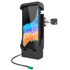 RAM-HOL-V15-SAM84PLU:RAM-HOL-V15-SAM84PLU_1:RAM® Powered Locking Vehicle Dock for XCover7 Pro & 6 Pro Without Case