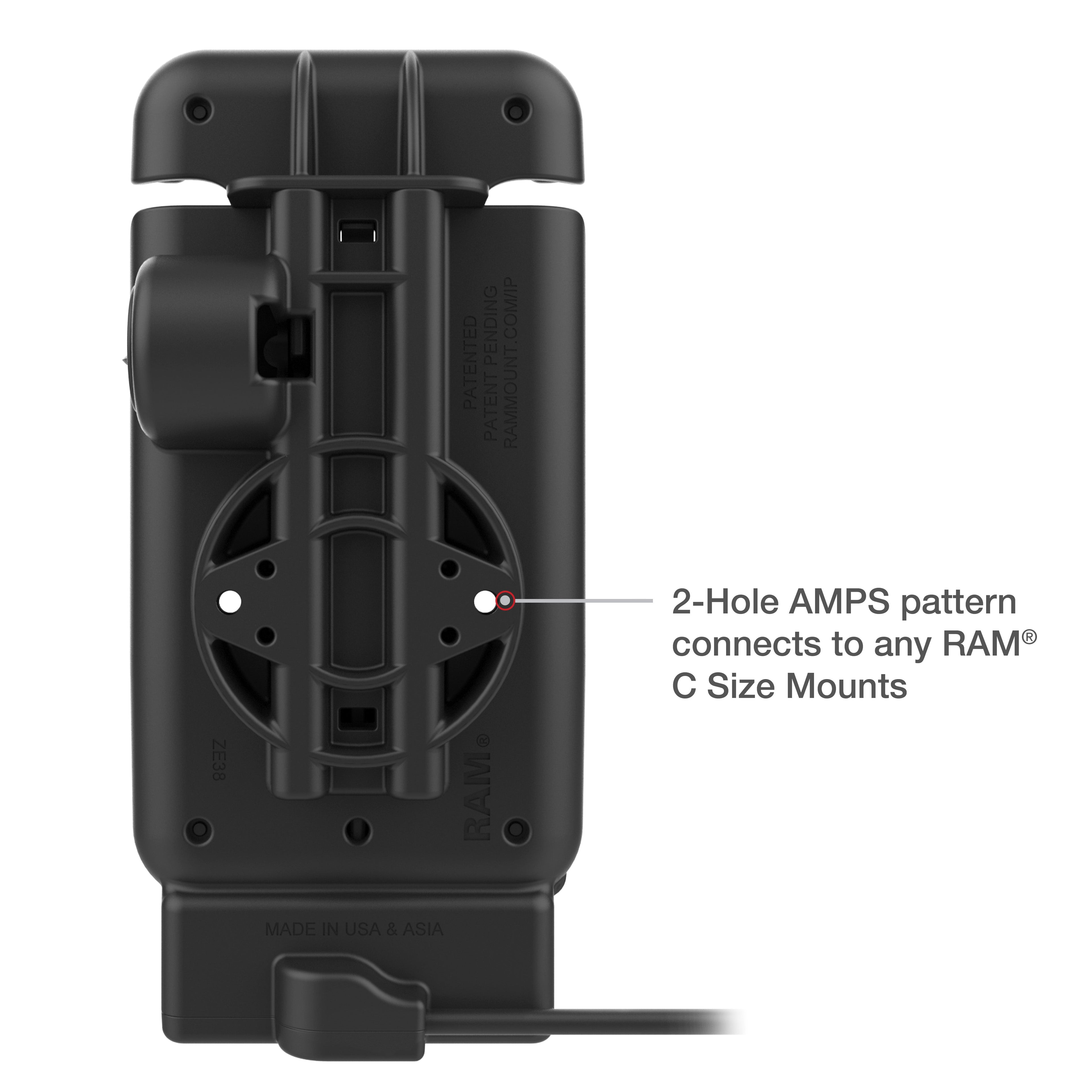 RAM-HOL-V15-SAM94PU:RAM-HOL-V15-SAM94PU_1:RAM® Powered Vehicle Dock for XCover7