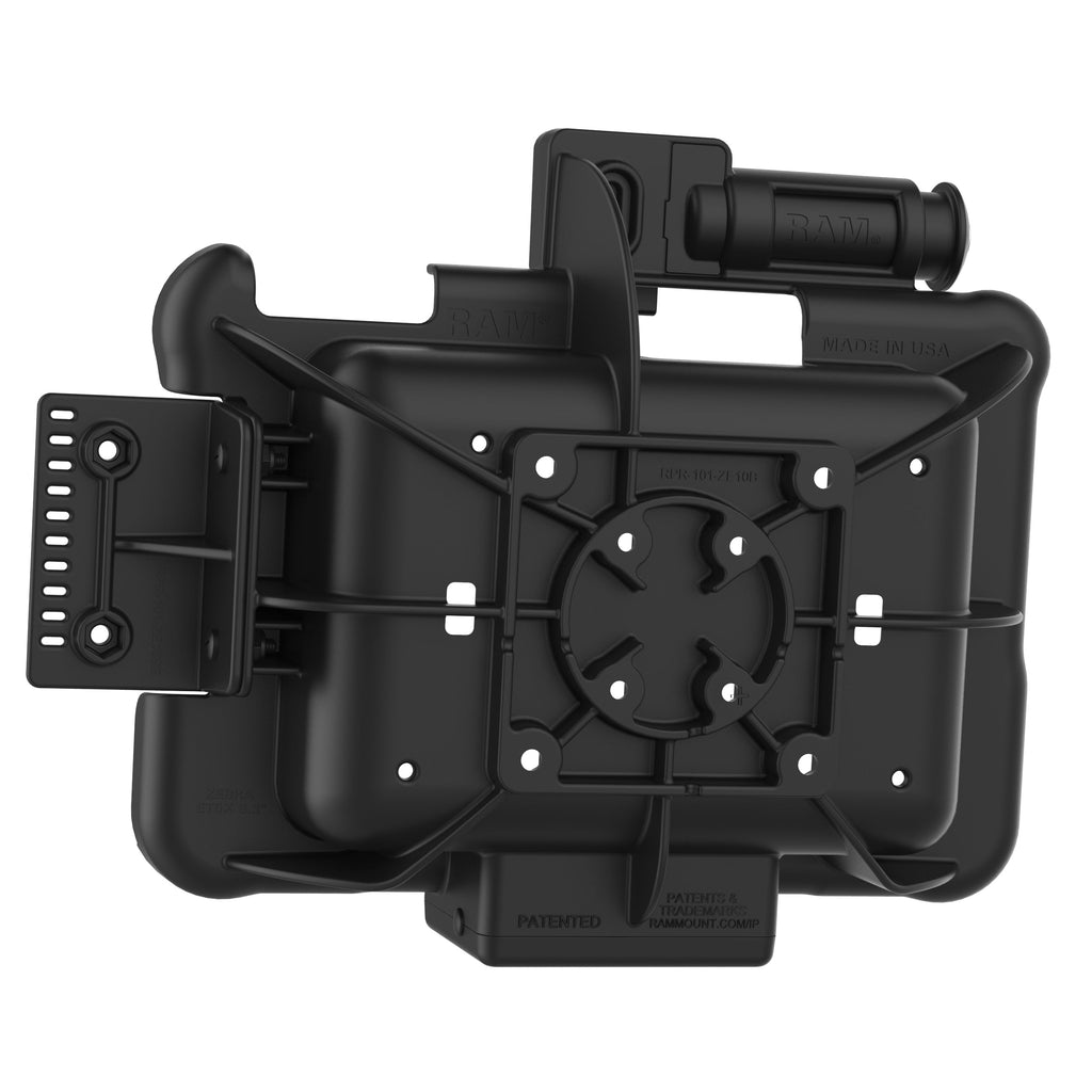 RAM-HOL-ZE10KLU:RAM-HOL-ZE10KLU_1:GDS® Key Locking Form-Fit Holder for Zebra ET5x 8.3" & 8.4" Series