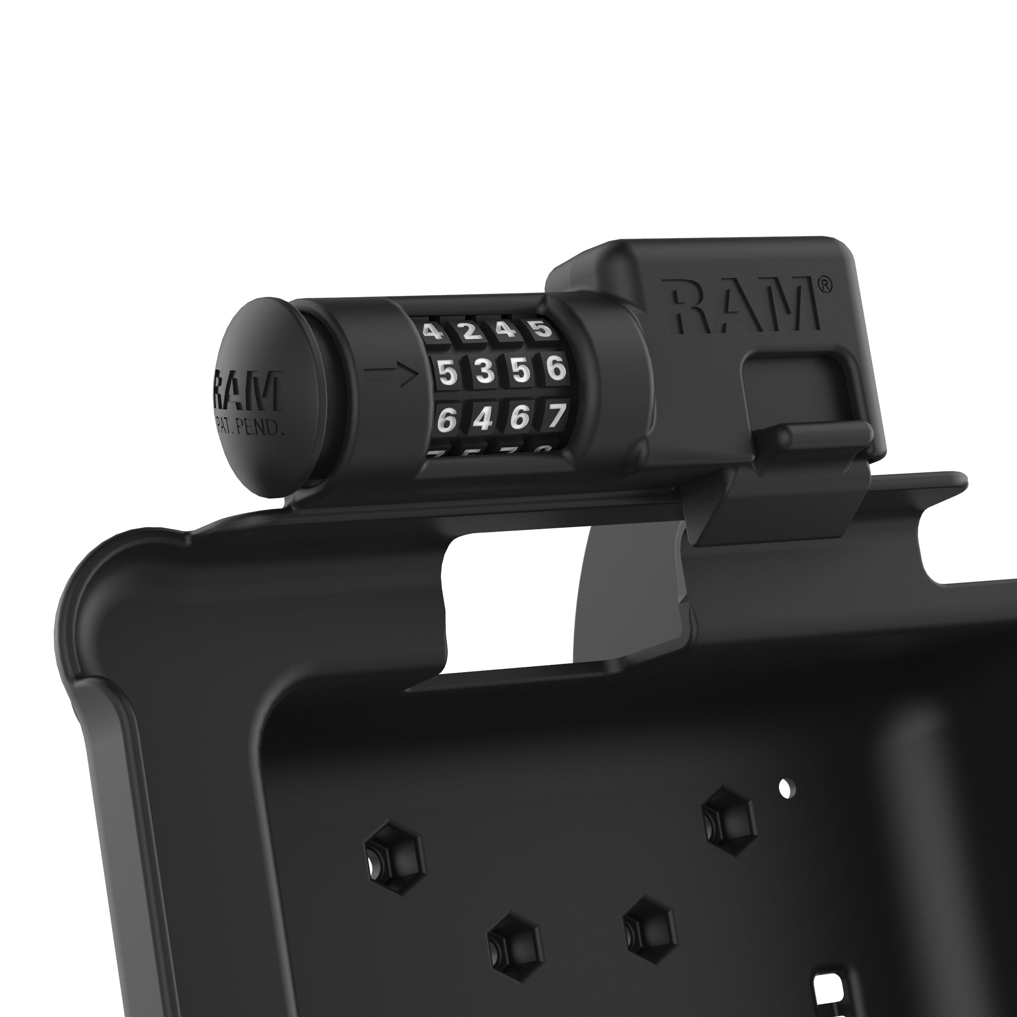 RAM-HOL-ZE10PCLU:RAM-HOL-ZE10PCLU_1:GDS® Combo Locking Powered Dock for Zebra ET5x 8.3" & 8.4" Series