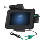 RAM-HOL-ZE10PDKL-RJ45AU:RAM-HOL-ZE10PDKL-RJ45AU_1:GDS® Key Locking Power + USB-A & RJ45 Dock for Zebra ET5x 8.3" & 8.4"