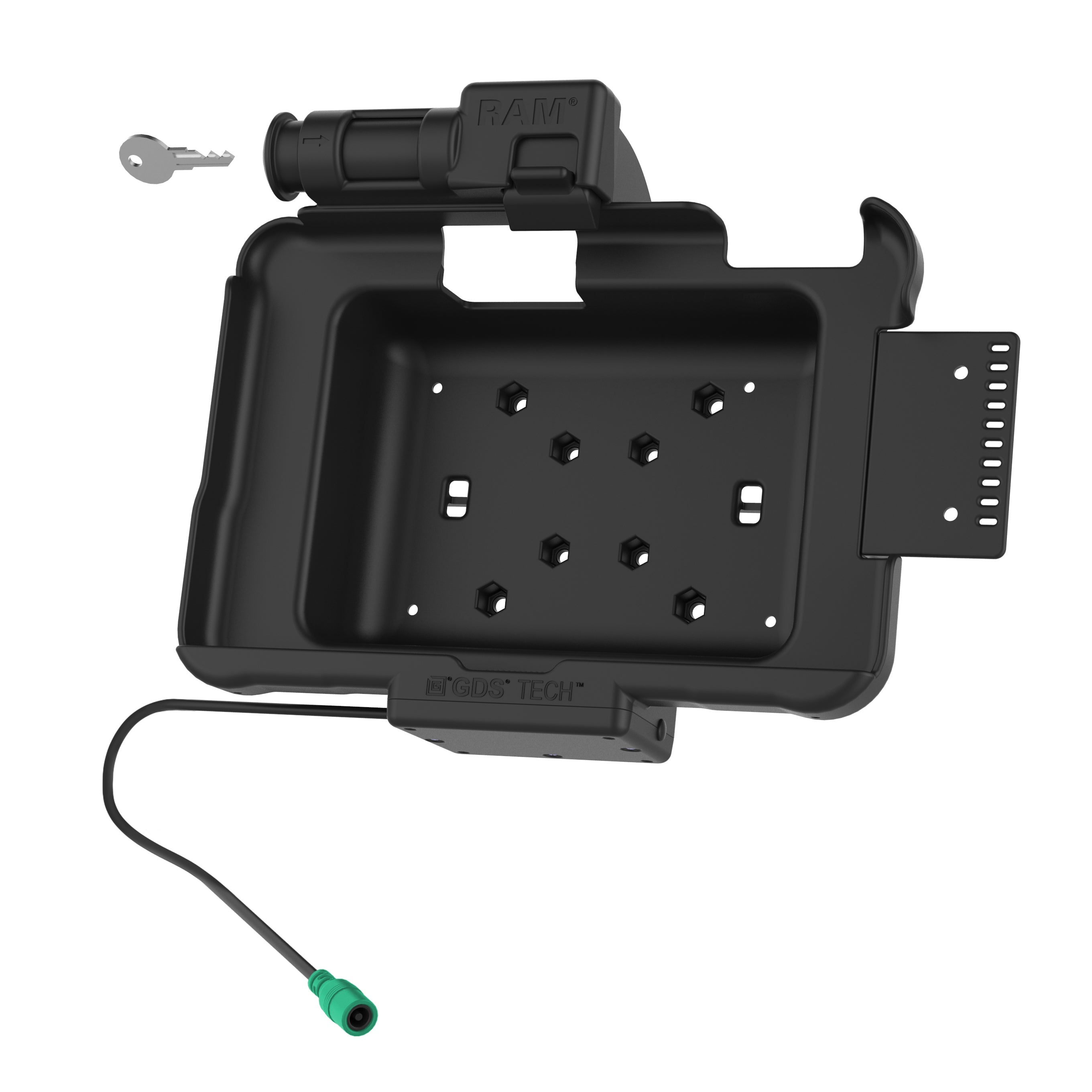 RAM-HOL-ZE10PKLU:RAM-HOL-ZE10PKLU_1:GDS® Key Locking Powered Dock for Zebra ET5x 8.3" & 8.4" Series