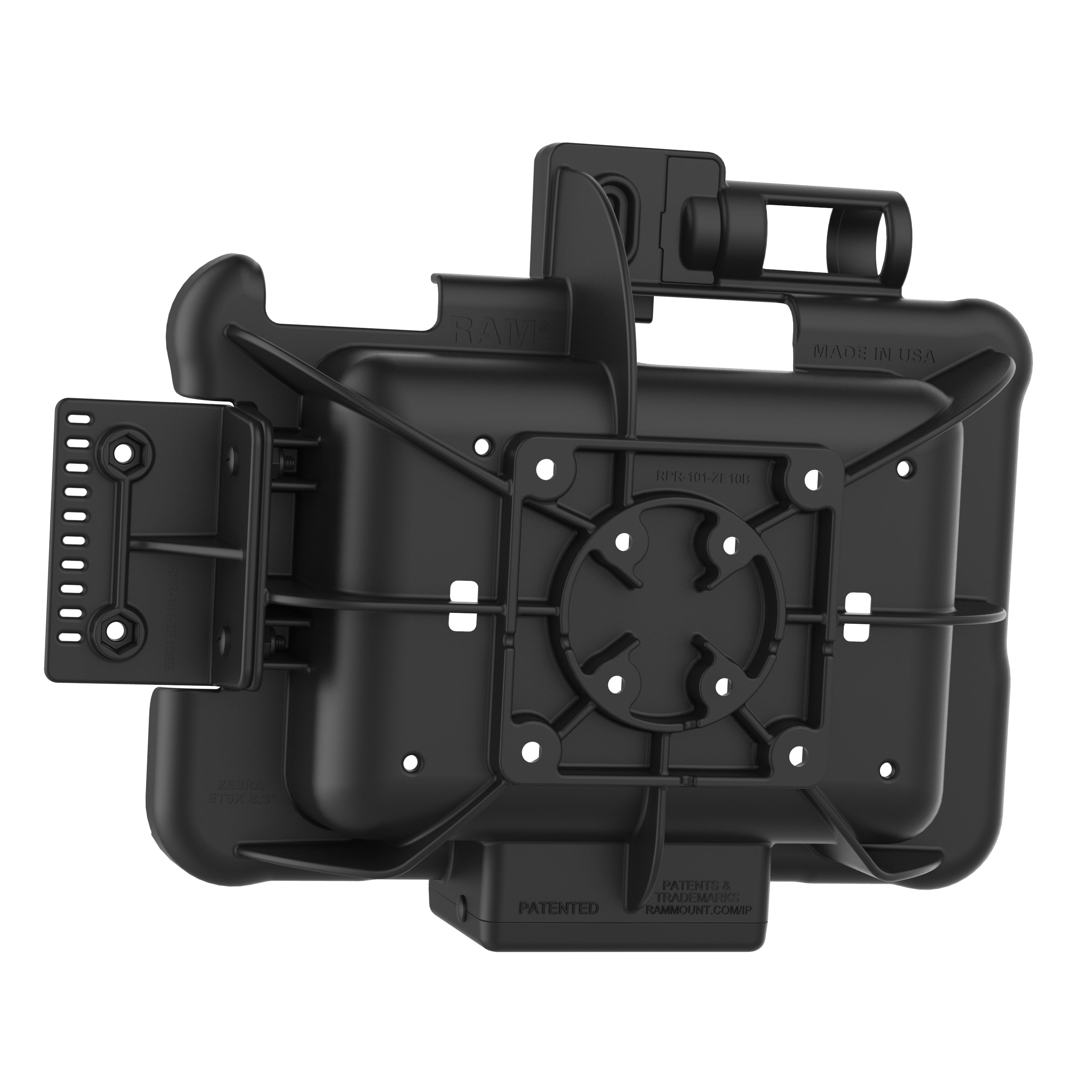 RAM-HOL-ZE10U:RAM-HOL-ZE10U_1:GDS® Form-Fit Holder for Zebra ET5x 8.3" & 8.4" Series