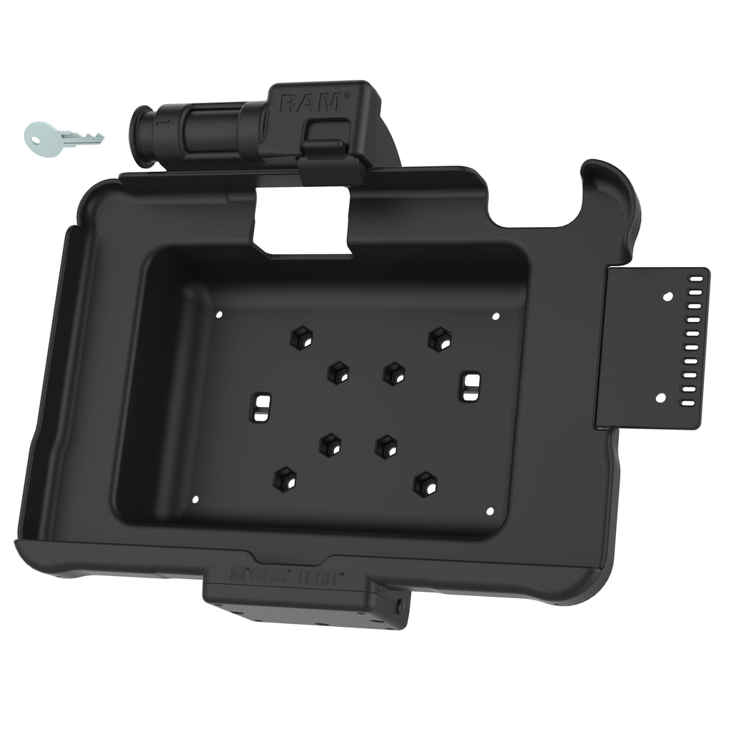 RAM-HOL-ZE11KLU:RAM-HOL-ZE11KLU_1:GDS® Key Locking Form-Fit Holder for Zebra ET5x 10.1" Series