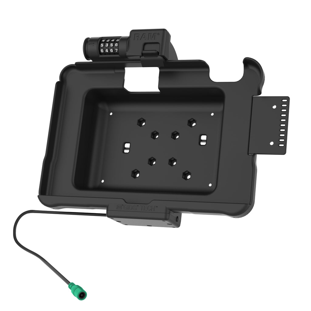 RAM-HOL-ZE11PCLU:RAM-HOL-ZE11PCLU_1:GDS® Combo Locking Powered Dock for Zebra ET5x 10.1" Series
