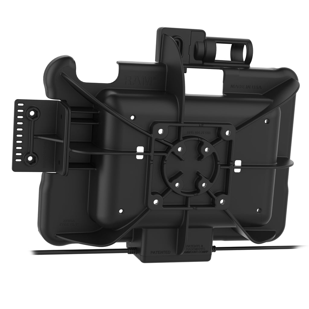 RAM-HOL-ZE11PD-DB9U:RAM-HOL-ZE11PD-DB9U_1:GDS® Power + Data & DB9 Dock for Zebra ET5x 10.1" Series