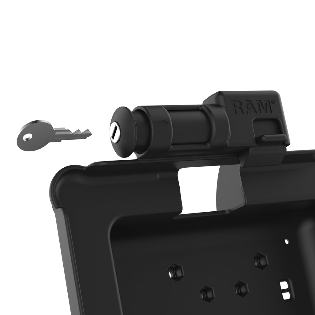 RAM-HOL-ZE11PDKL-RJ45AU:RAM-HOL-ZE11PDKL-RJ45AU_1:GDS® Key Locking Power + USB-A & RJ45 Dock for Zebra ET5x 10.1"