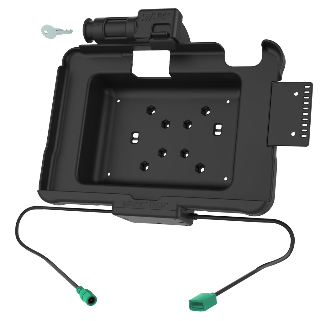 RAM-HOL-ZE11PDKLU:RAM-HOL-ZE11PDKLU_1:GDS® Key Locking Power + Data Dock for Zebra ET5x 10.1" Series