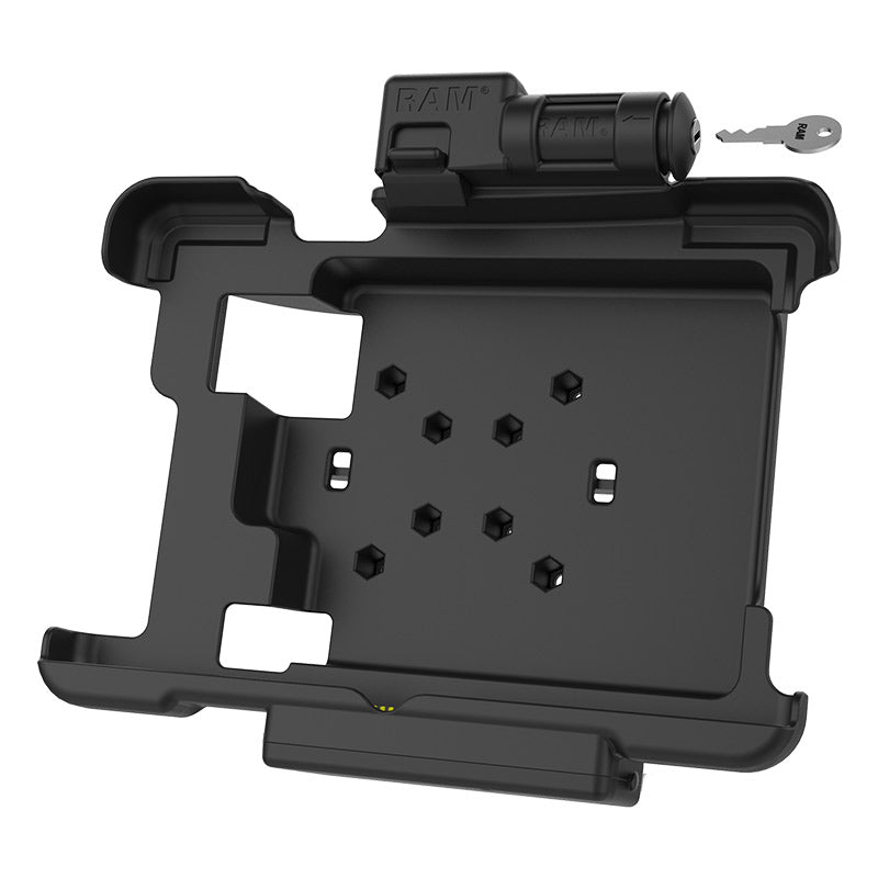 RAM-HOL-ZE15KLU:RAM-HOL-ZE15KLU_1:GDS® Key Locking Form-Fit Holder for Zebra XSLATE L10