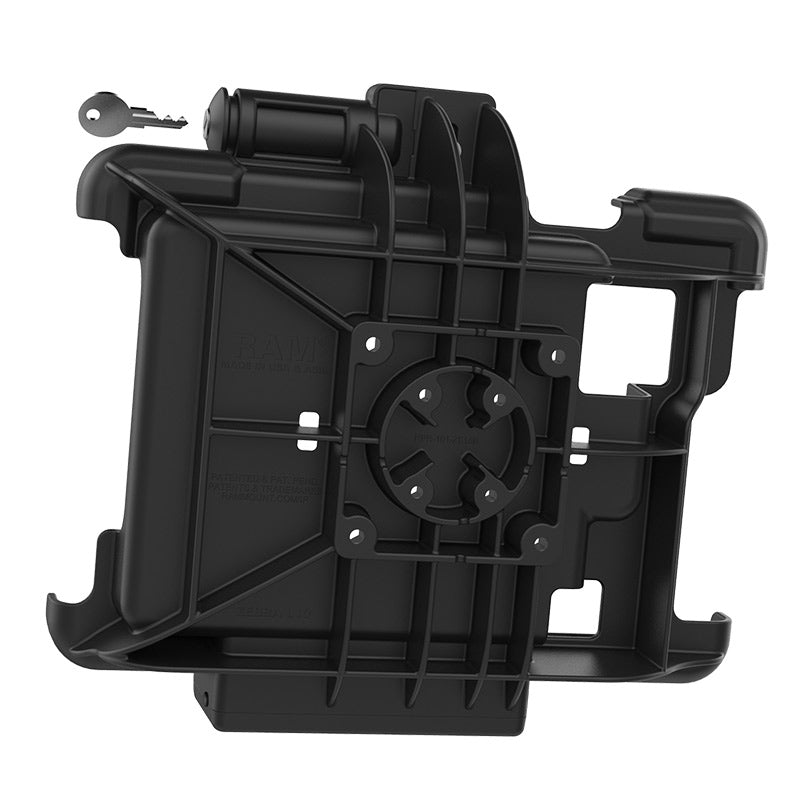 RAM-HOL-ZE15KLU:RAM-HOL-ZE15KLU_1:GDS® Key Locking Form-Fit Holder for Zebra XSLATE L10