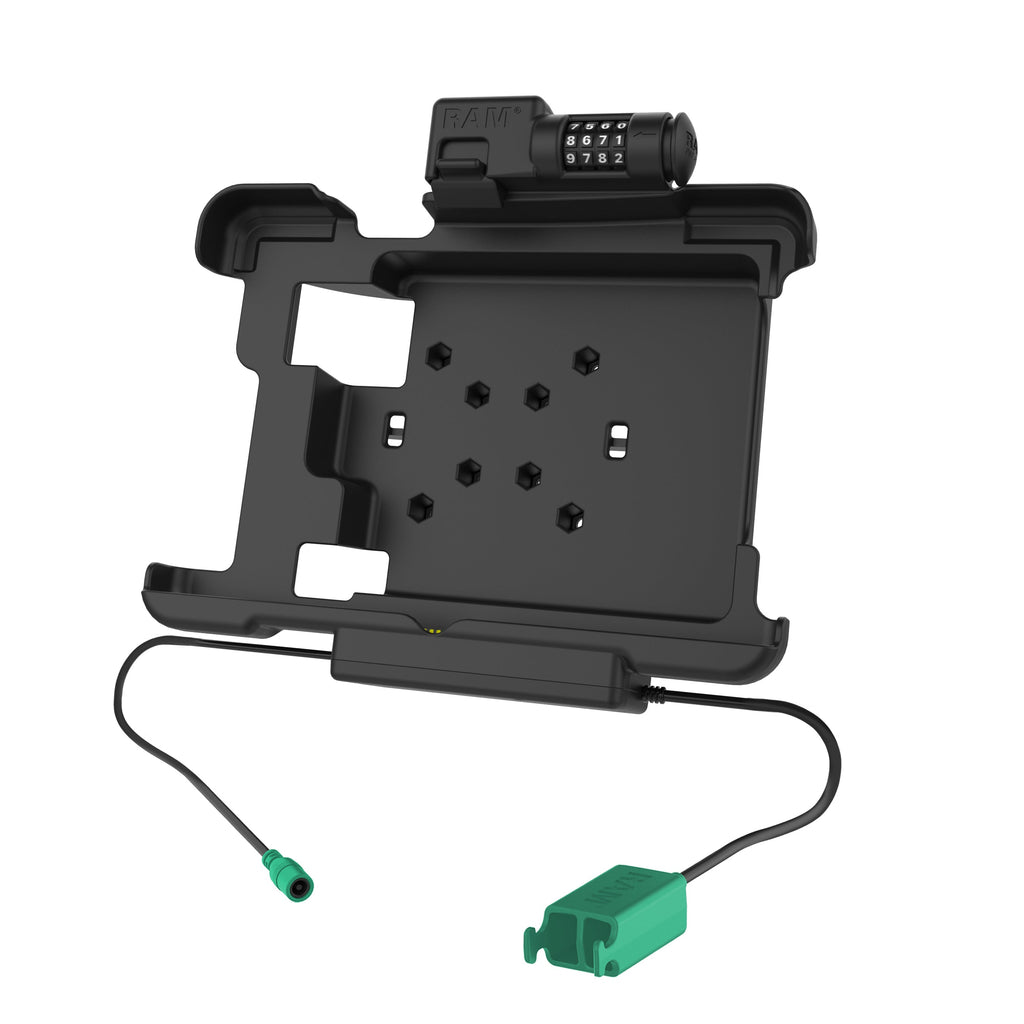 RAM-HOL-ZE15PD2CLU:RAM-HOL-ZE15PD2CLU_1:GDS® Combo Locking Power + Dual USB Dock for Zebra XSLATE L10