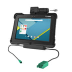 RAM-HOL-ZE15PD2KLU:RAM-HOL-ZE15PD2KLU_1:GDS® Key Locking Power + Dual USB Dock for Zebra XSLATE L10