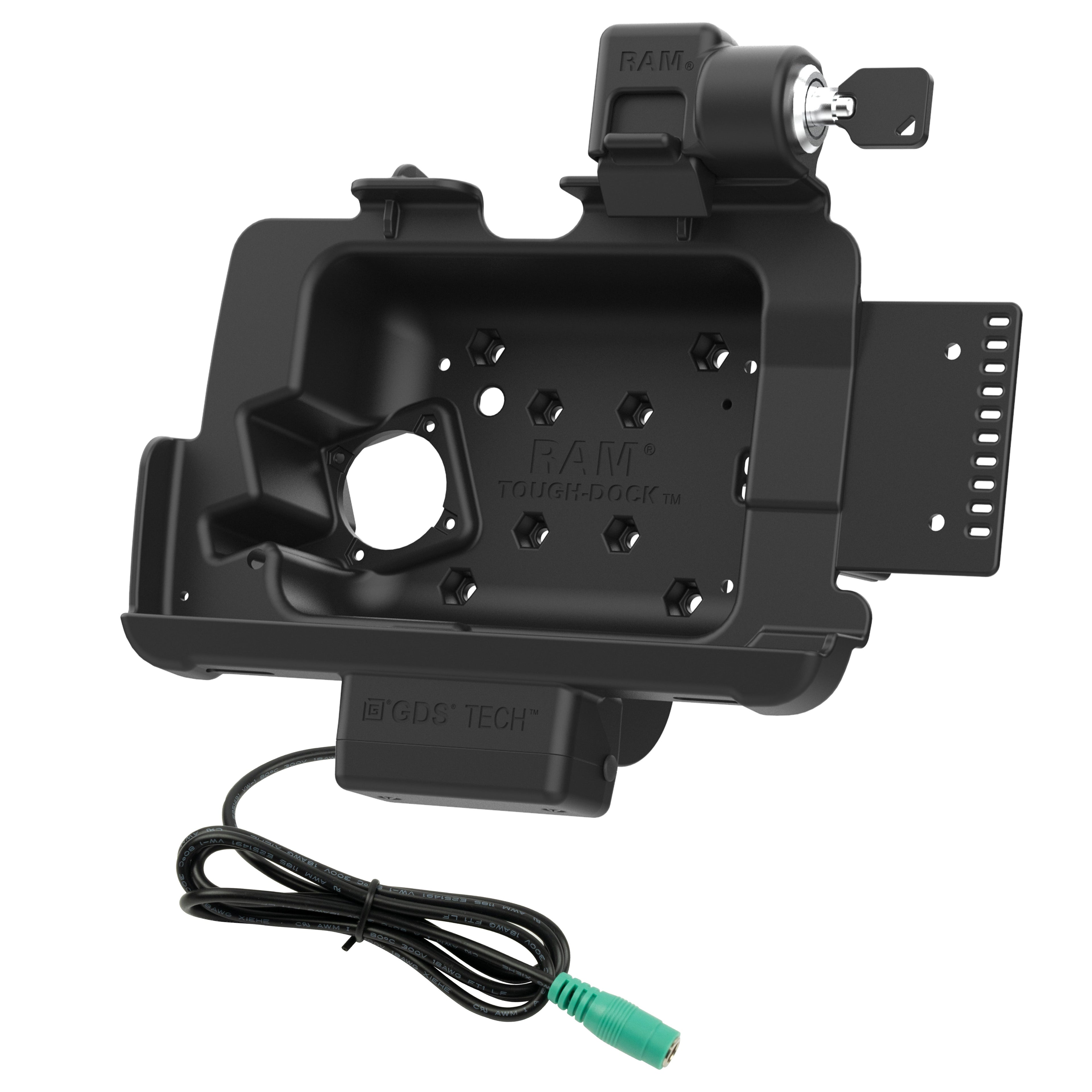 RAM-HOL-ZE20PKLU:RAM-HOL-ZE20PKLU_1:Locking RAM® Tough-Dock™ for Zebra ET401 & ET4x 8"