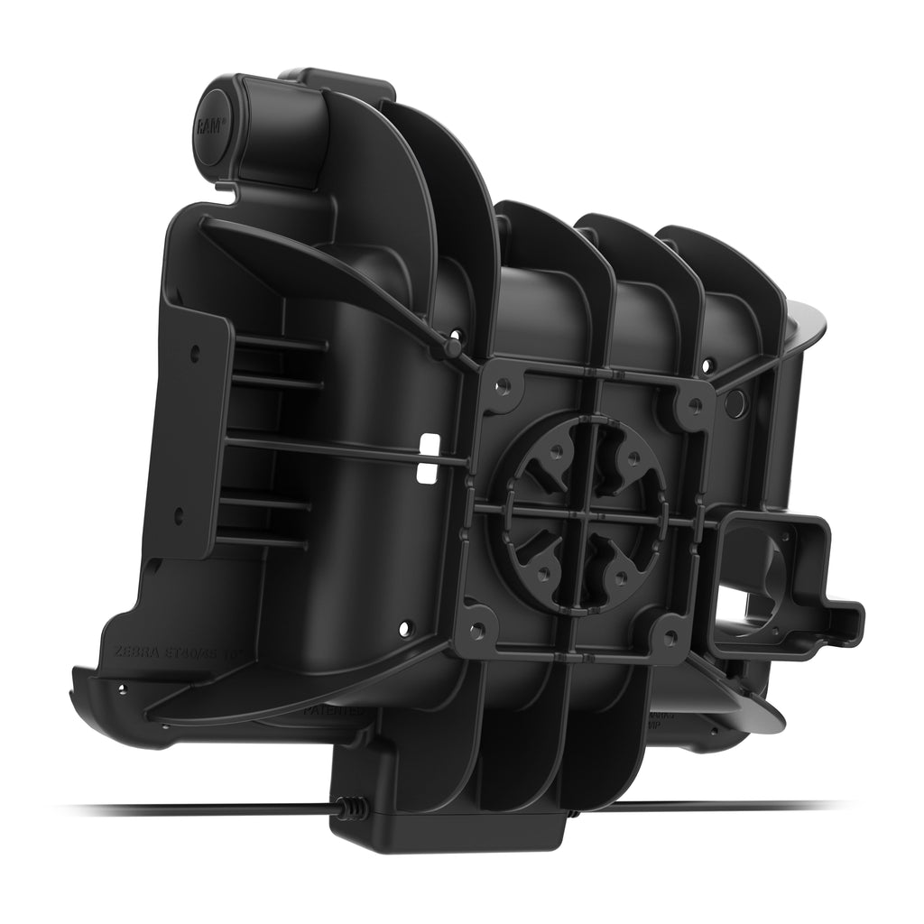 RAM-HOL-ZE21PDNLLU:RAM-HOL-ZE21PDNLLU_1:RAM® Tough-Dock™ Power + Data with Latch for Zebra ET401 & ET4x 10"