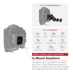 RAM-HOL-ZE22PD2LU:RAM-HOL-ZE22PD2LU_1:RAM® Power + Dual USB Locking Dock for Zebra ET8x 2-in-1 Tablet