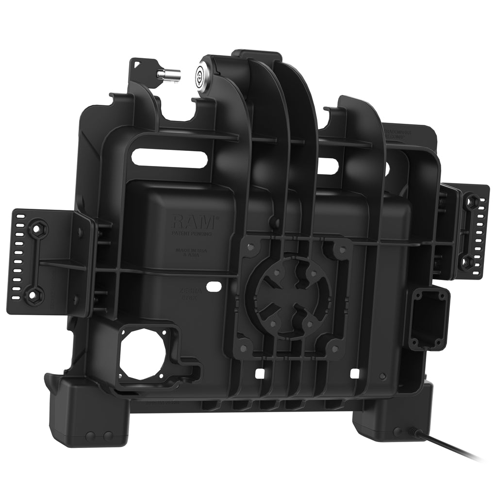 RAM-HOL-ZE22PLU:RAM-HOL-ZE22PLU_1:RAM® Powered Locking Dock for Zebra ET8x 2-in-1 Tablet