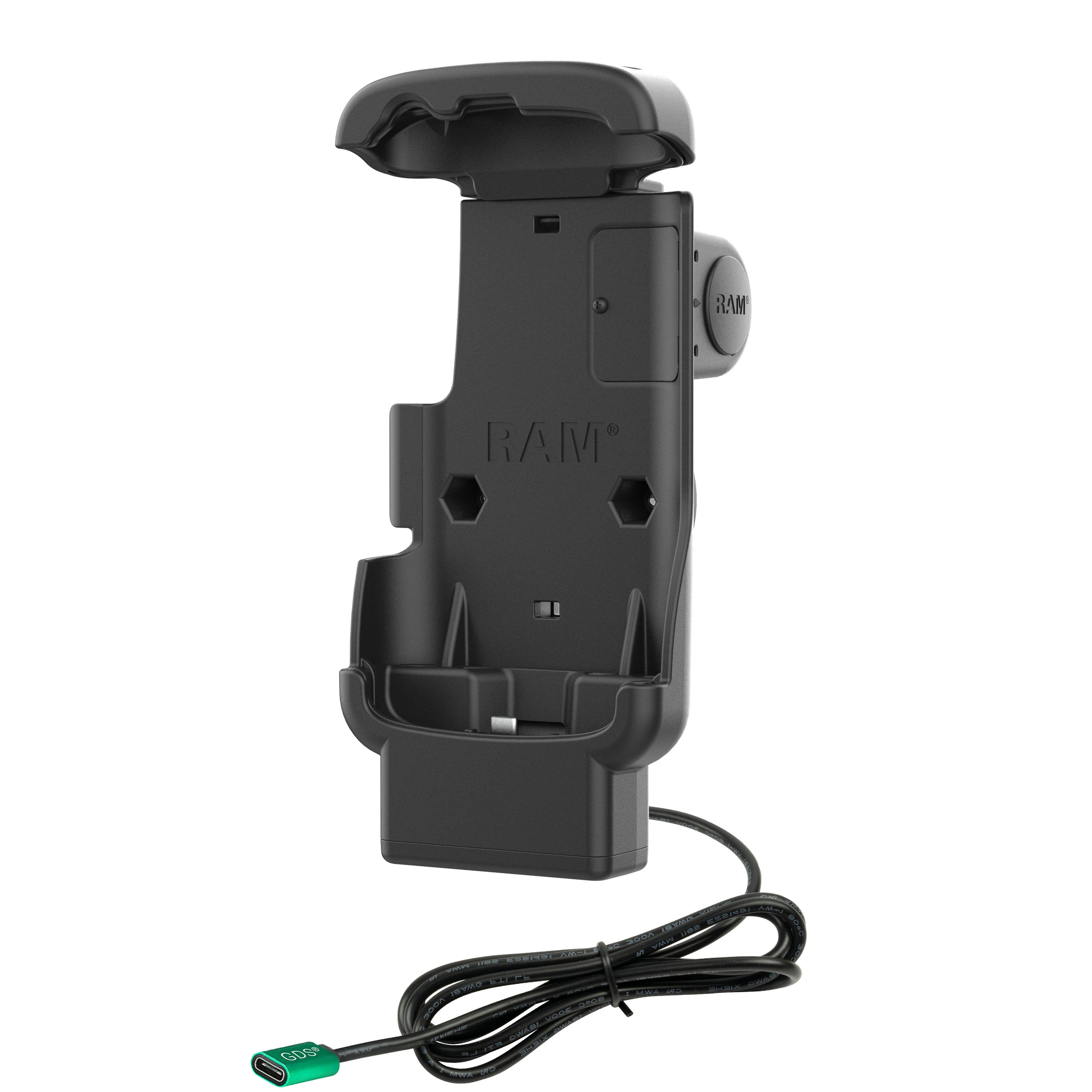 RAM-HOL-ZE24-C-1U:RAM-HOL-ZE24-C-1U_1:RAM® Form-Fit USB-C Dock for Zebra TC22 & TC27 without Boot