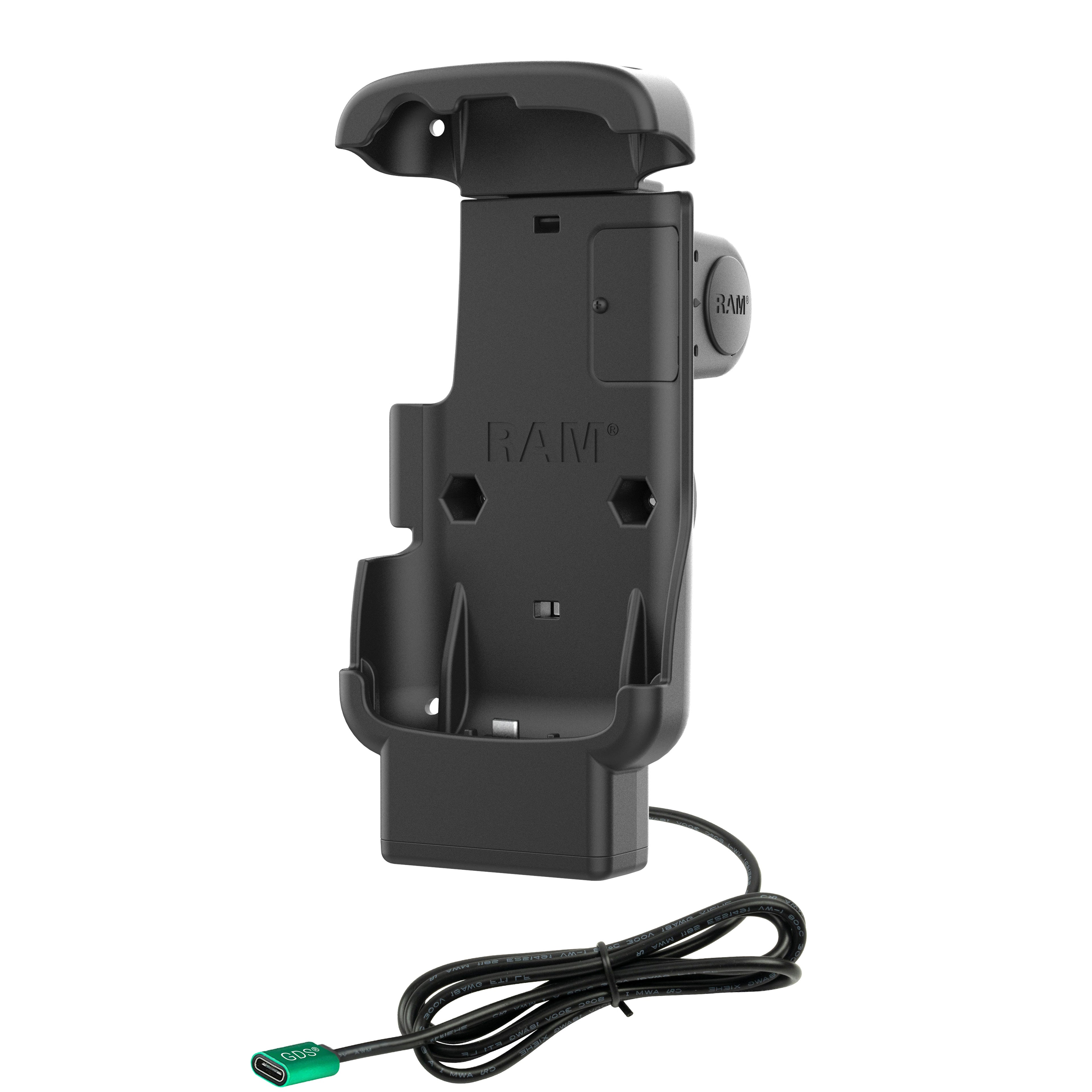 RAM-HOL-ZE24-CU:RAM-HOL-ZE24-CU_1:RAM® Form-Fit USB-C Dock for Zebra TC22 & TC27 with Boot