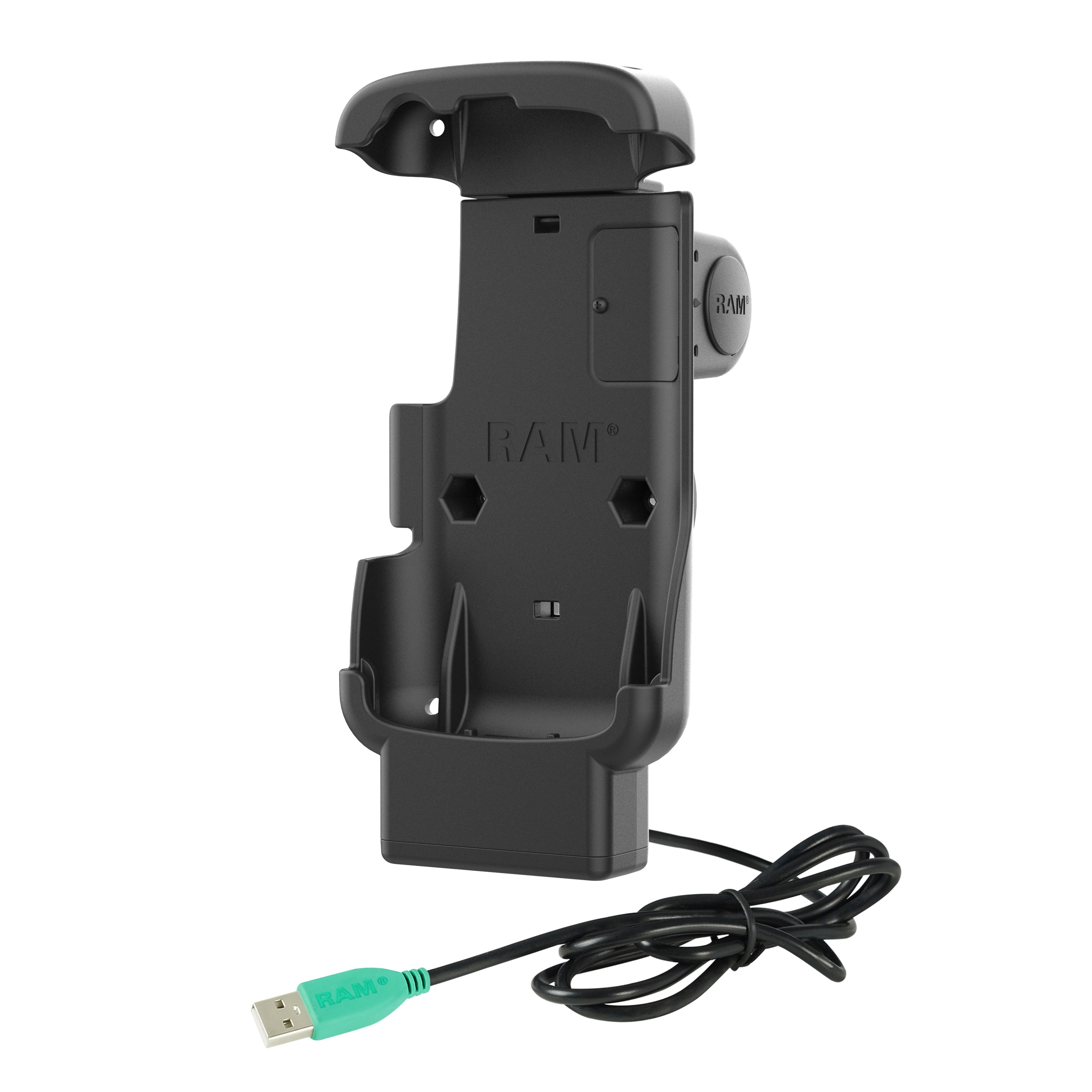 RAM-HOL-ZE24PU:RAM-HOL-ZE24PU_1:RAM® Form-Fit Powered Dock for Zebra TC22 & TC27 with Boot