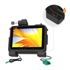 RAM-HOL-ZE25PD2HLU:RAM-HOL-ZE25PD2HLU_1:RAM® Power + Dual USB Locking Dock for Zebra ET6x - Heated Pins