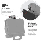 RAM-HOL-ZE25PD2HLU:RAM-HOL-ZE25PD2HLU_1:RAM® Power + Dual USB Locking Dock for Zebra ET6x - Heated Pins