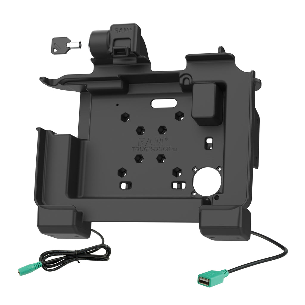 RAM-HOL-ZE25PDLU:RAM-HOL-ZE25PDLU_1:RAM® Power + Data Locking Dock for Zebra ET6x