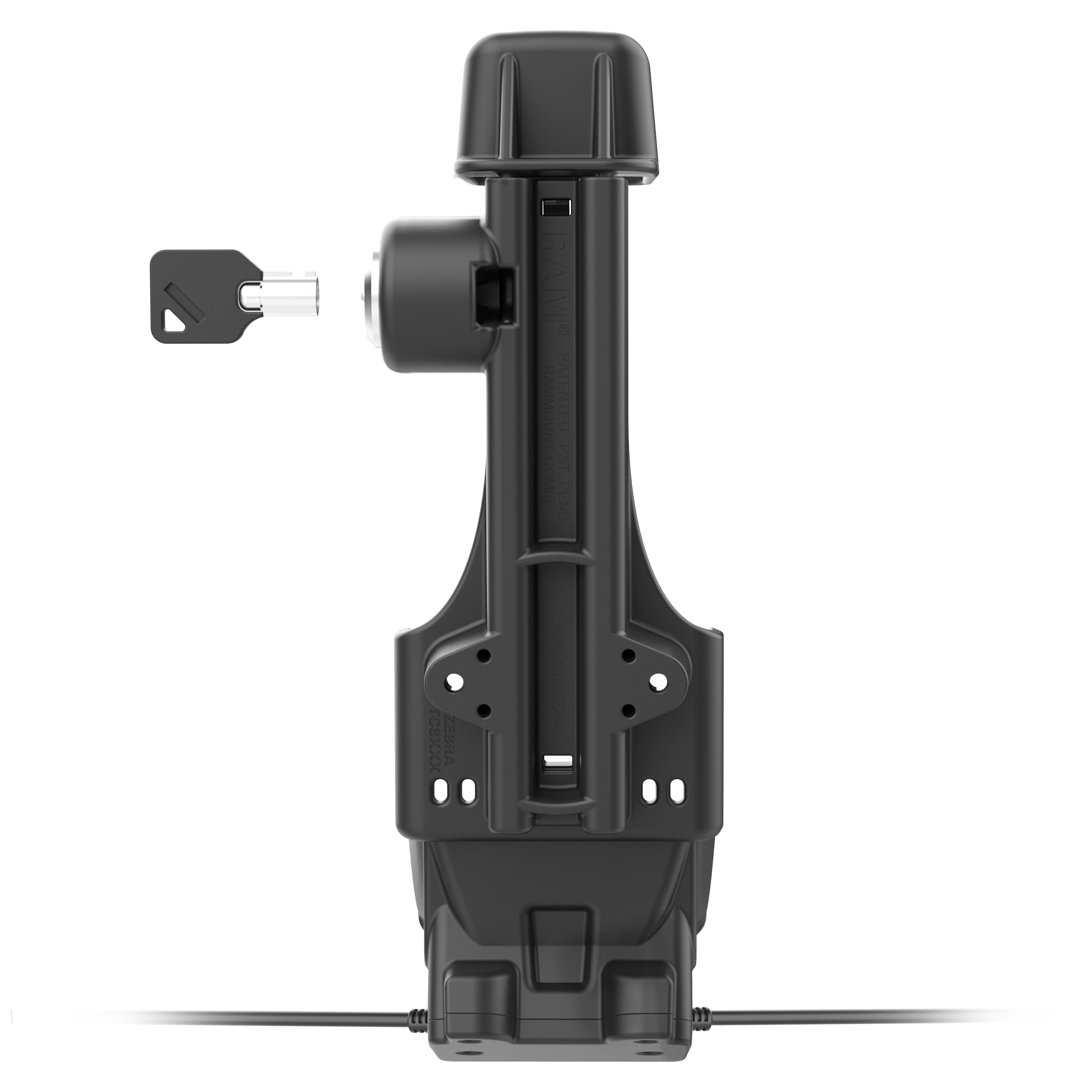 RAM-HOL-ZE26PDLU:RAM-HOL-ZE26PDLU_1:RAM® Locking Powered Dock + Single USB-A for Zebra TC8300