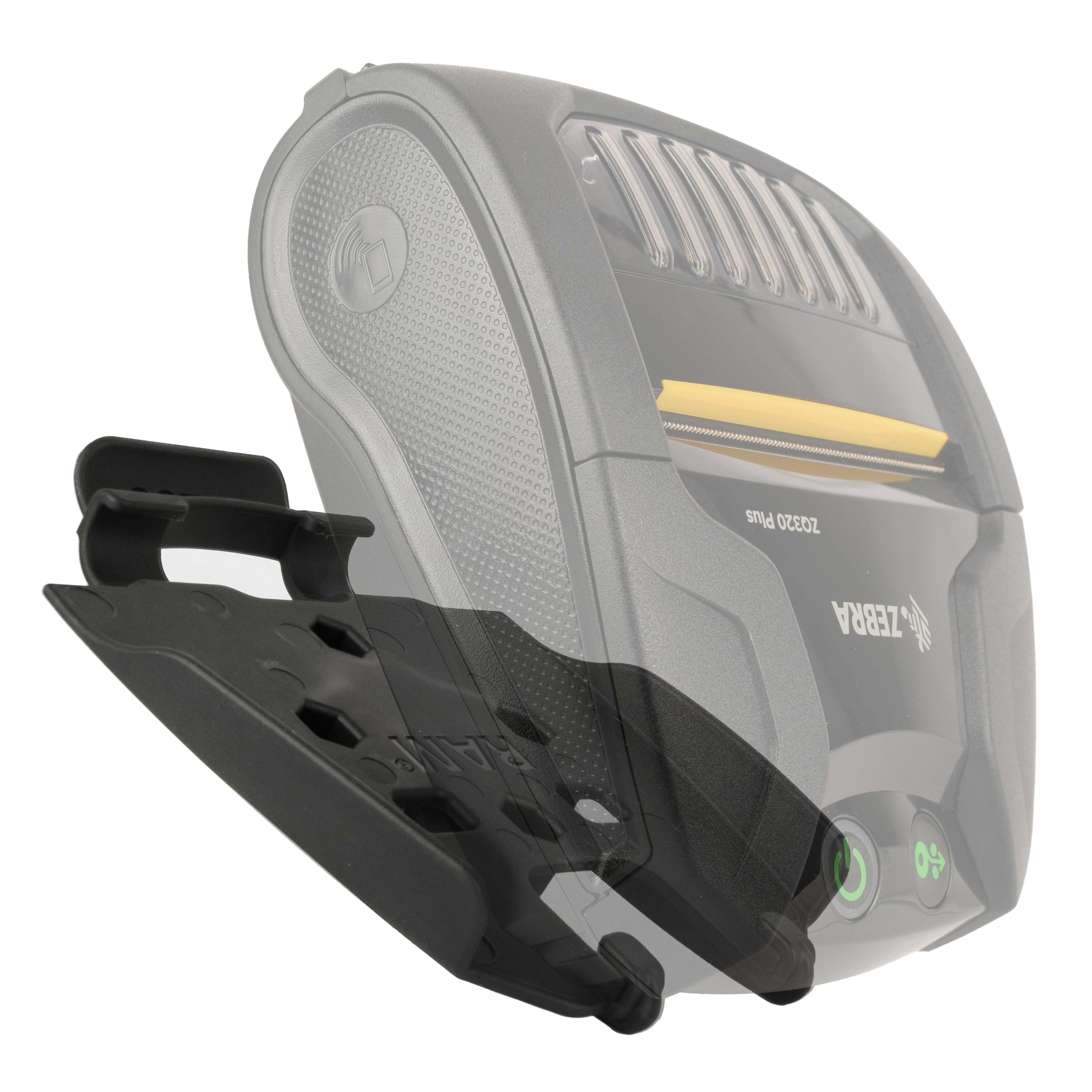 RAM-HOL-ZE27U:RAM-HOL-ZE27U_1:RAM® Quick Release Printer Holder for Zebra ZQ320 Series