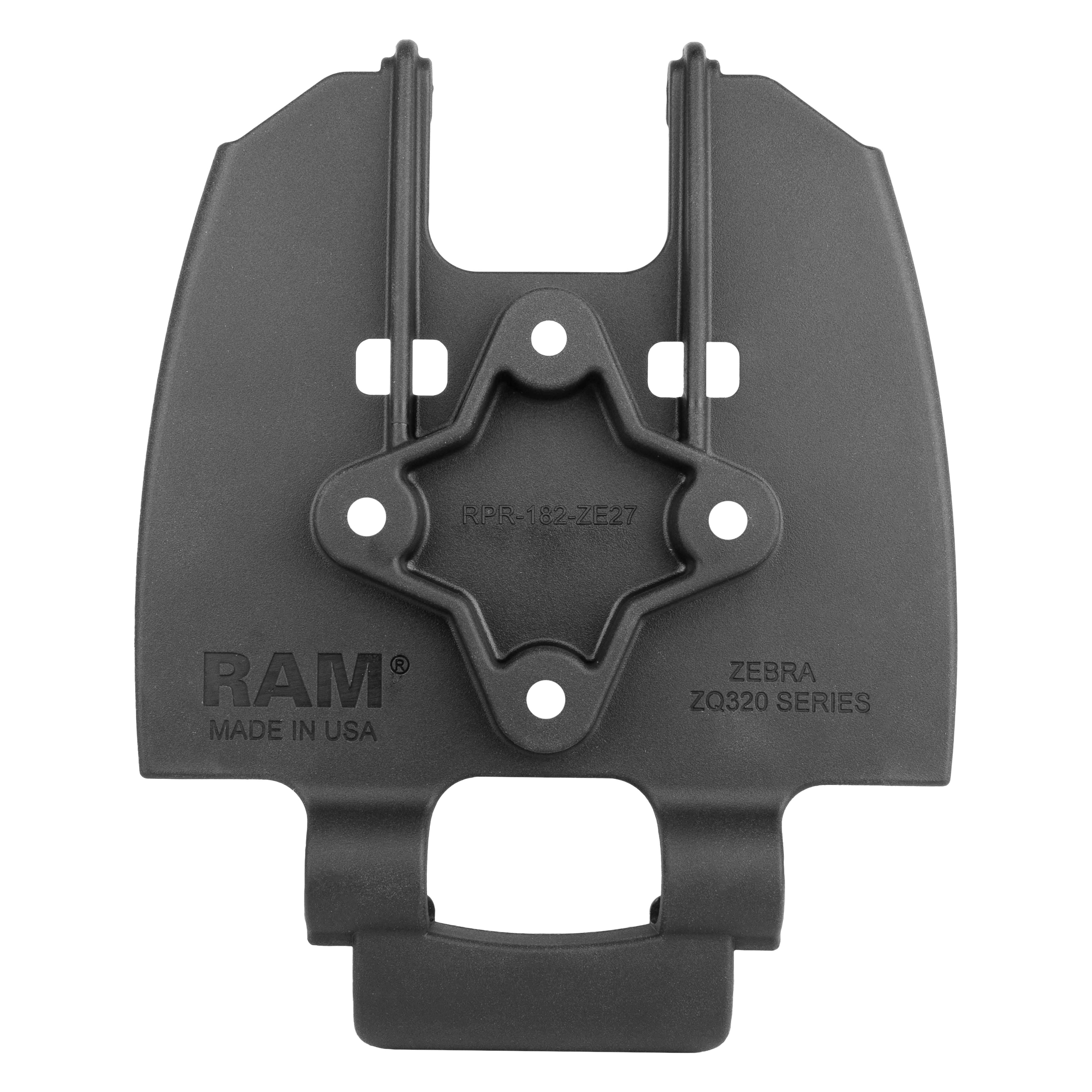 RAM-HOL-ZE27U:RAM-HOL-ZE27U_1:RAM® Quick Release Printer Holder for Zebra ZQ320 Series