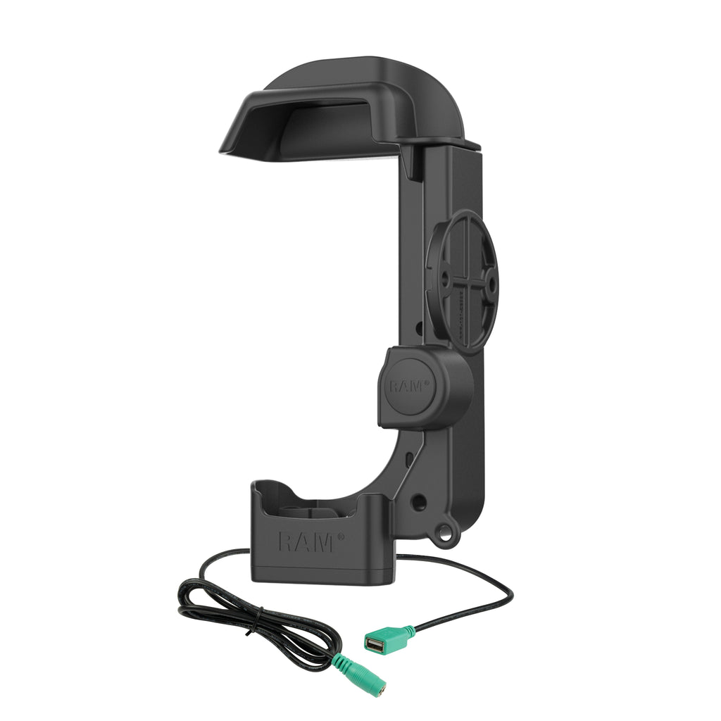 RAM-HOL-ZE33PDU:RAM-HOL-ZE33PDU_1:RAM® Powered Dock + Single USB-A for Zebra MC3300/3400/3450