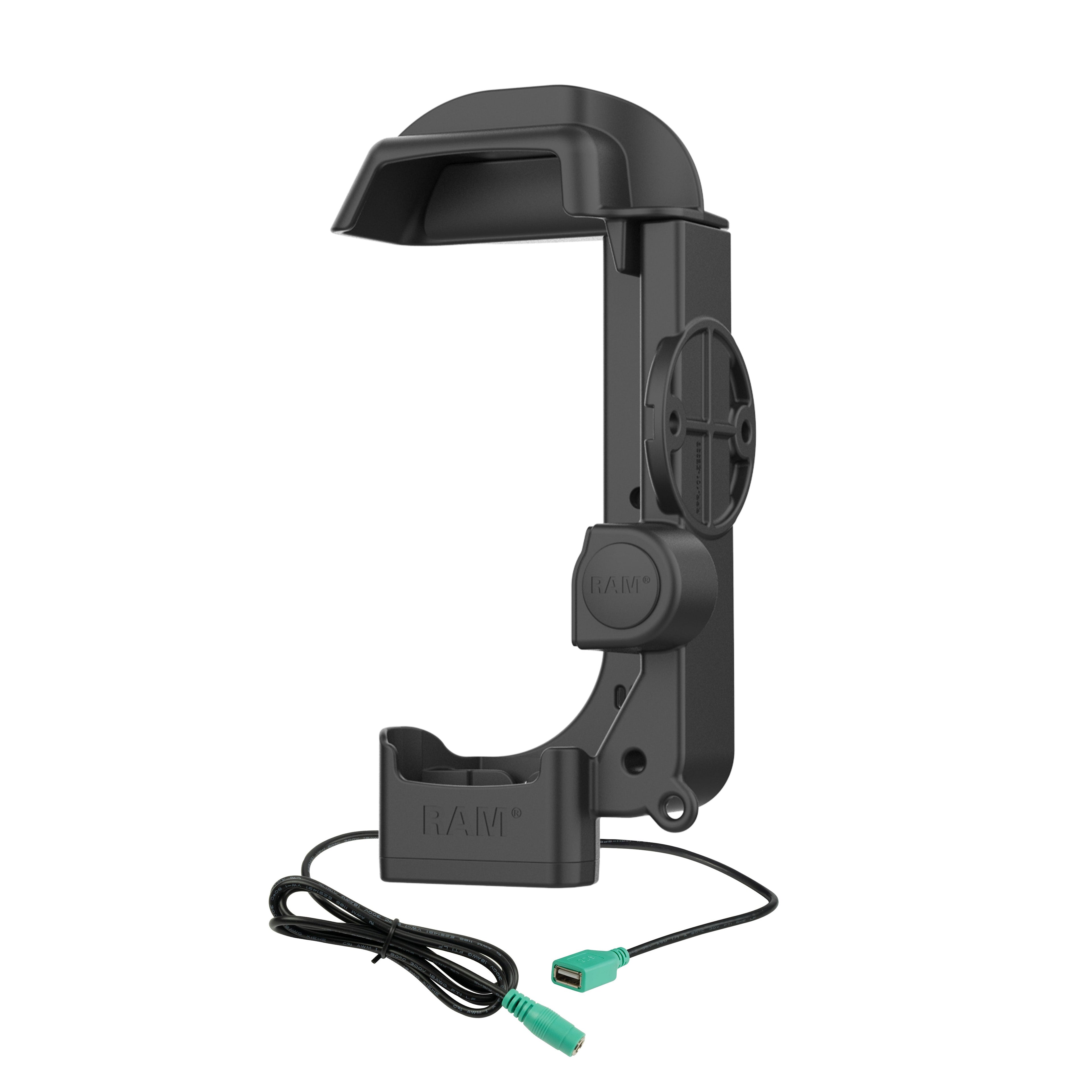 RAM-HOL-ZE33PDU:RAM-HOL-ZE33PDU_1:RAM® Powered Dock + Single USB-A for Zebra MC3300/3400/3450