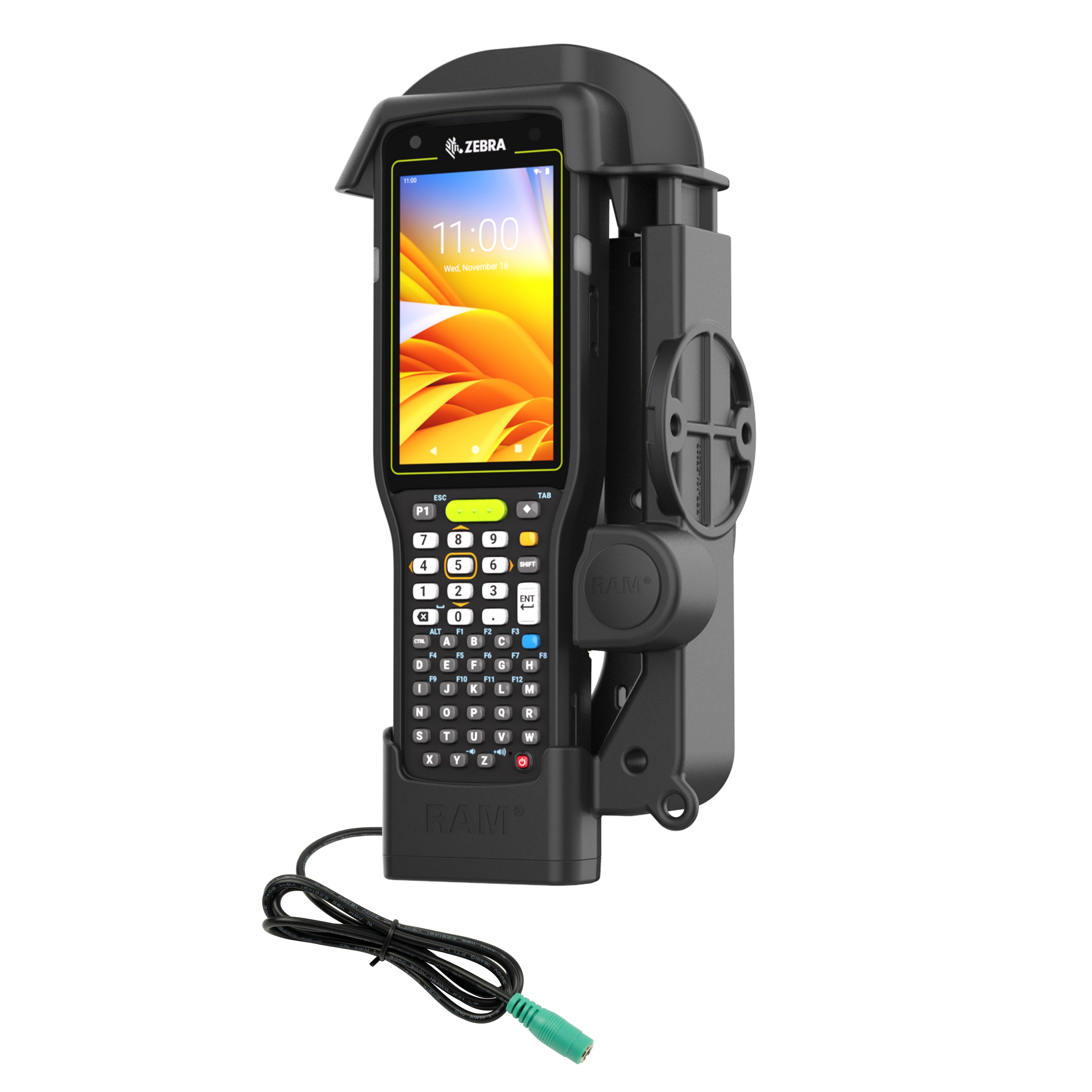 RAM-HOL-ZE33PU:RAM-HOL-ZE33PU_1:RAM® Powered Dock for Zebra MC3300/3400/3450