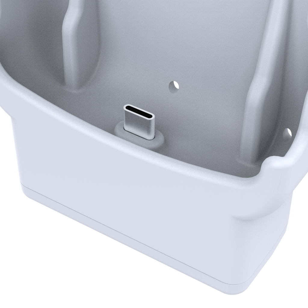 RAM-HOL-ZE39-C-GRY:RAM-HOL-ZE39-C-GRY_1:RAM® Powered Dock with USB-C for Zebra HC20 & HC50