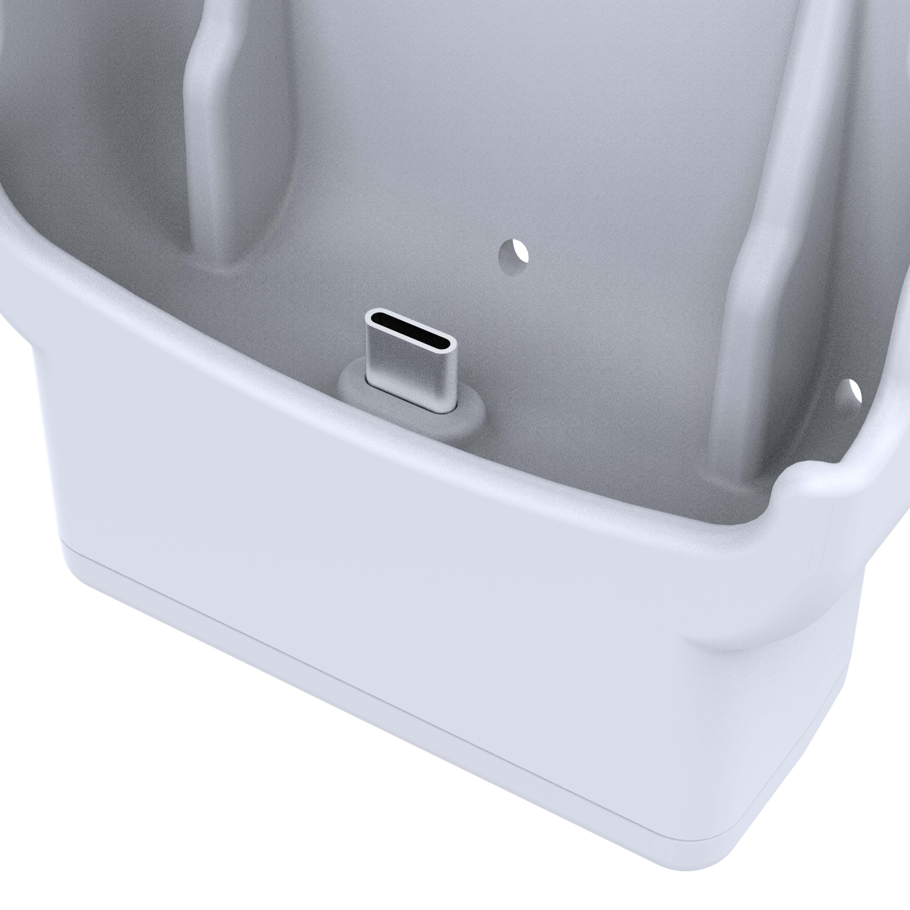 RAM-HOL-ZE39-C-GRY:RAM-HOL-ZE39-C-GRY_1:RAM® Powered Dock with USB-C for Zebra HC20 & HC50