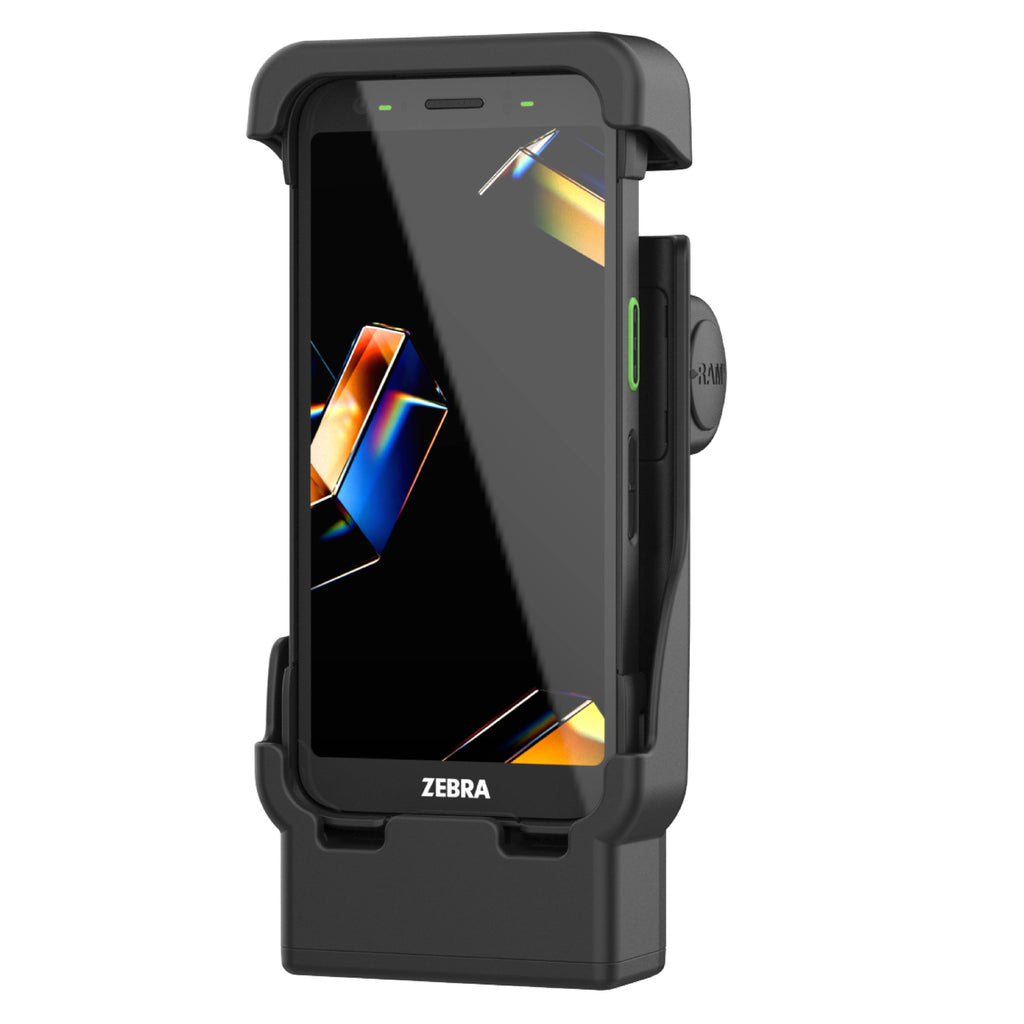 RAM-HOL-ZE41-NPU:RAM-HOL-ZE41-NPU_1:RAM® Spring-Loaded Holder for Zebra TC501 & TC701