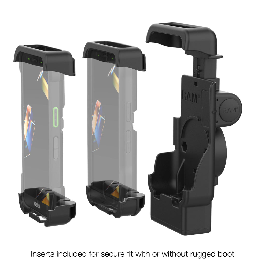 RAM-HOL-ZE41-NPU:RAM-HOL-ZE41-NPU_1:RAM® Spring-Loaded Holder for Zebra TC501 & TC701