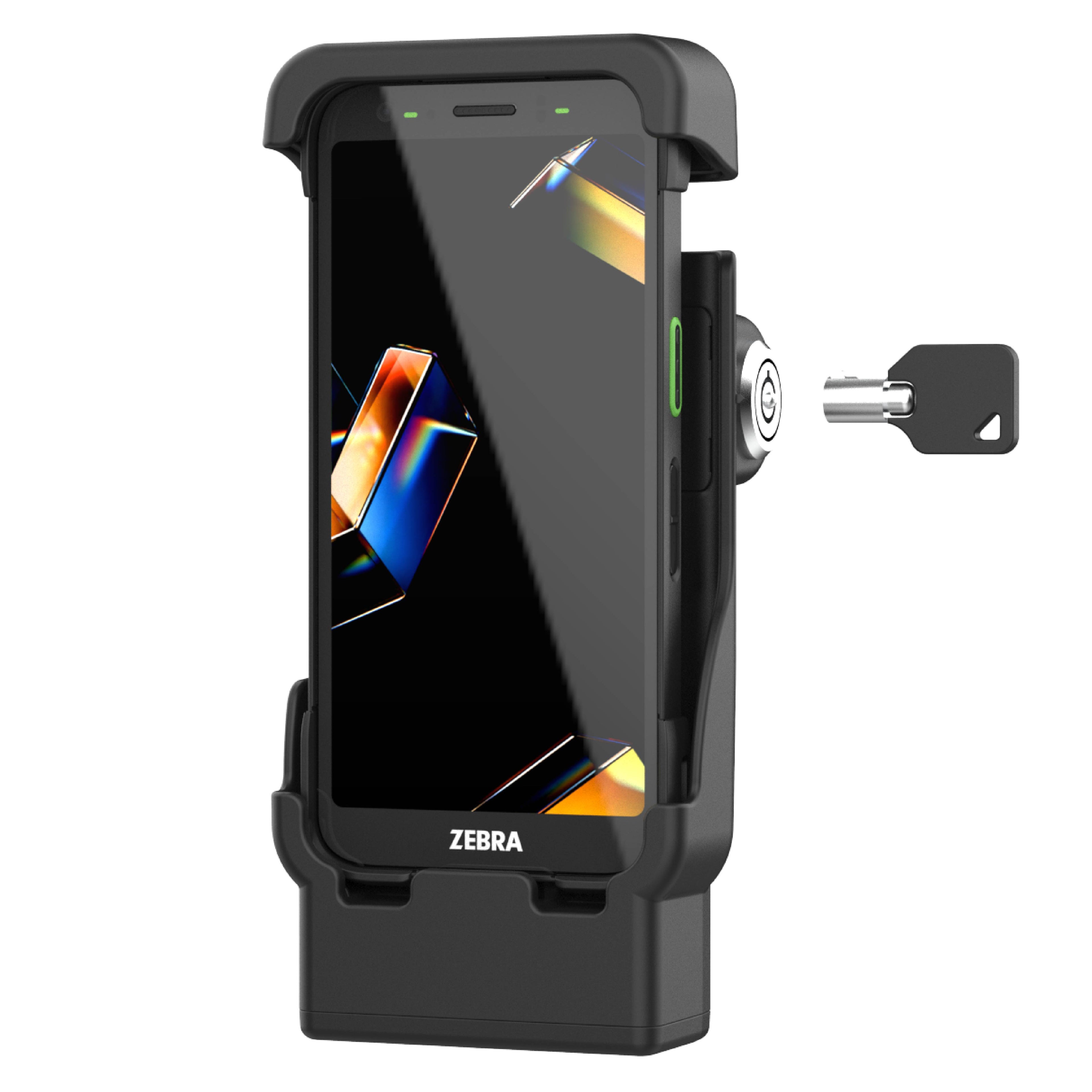 RAM-HOL-ZE41KL-NPU:RAM-HOL-ZE41KL-NPU_1:RAM® Locking Spring-Loaded Holder for Zebra TC501 & TC701