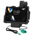 RAM-HOL-ZE44PD2U:RAM-HOL-ZE44PD2U_1:RAM® Tough-Dock™ Power + Dual USB with Latch for Zebra ET401 8"