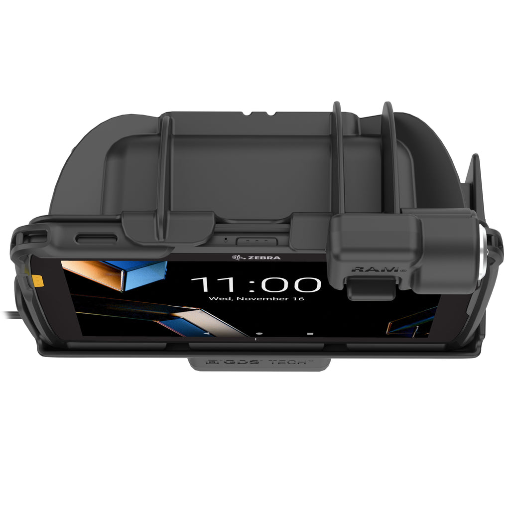 RAM-HOL-ZE44PDLU:RAM-HOL-ZE44PDLU_1:Locking RAM® Tough-Dock™ Power + Data for Zebra ET401 8"
