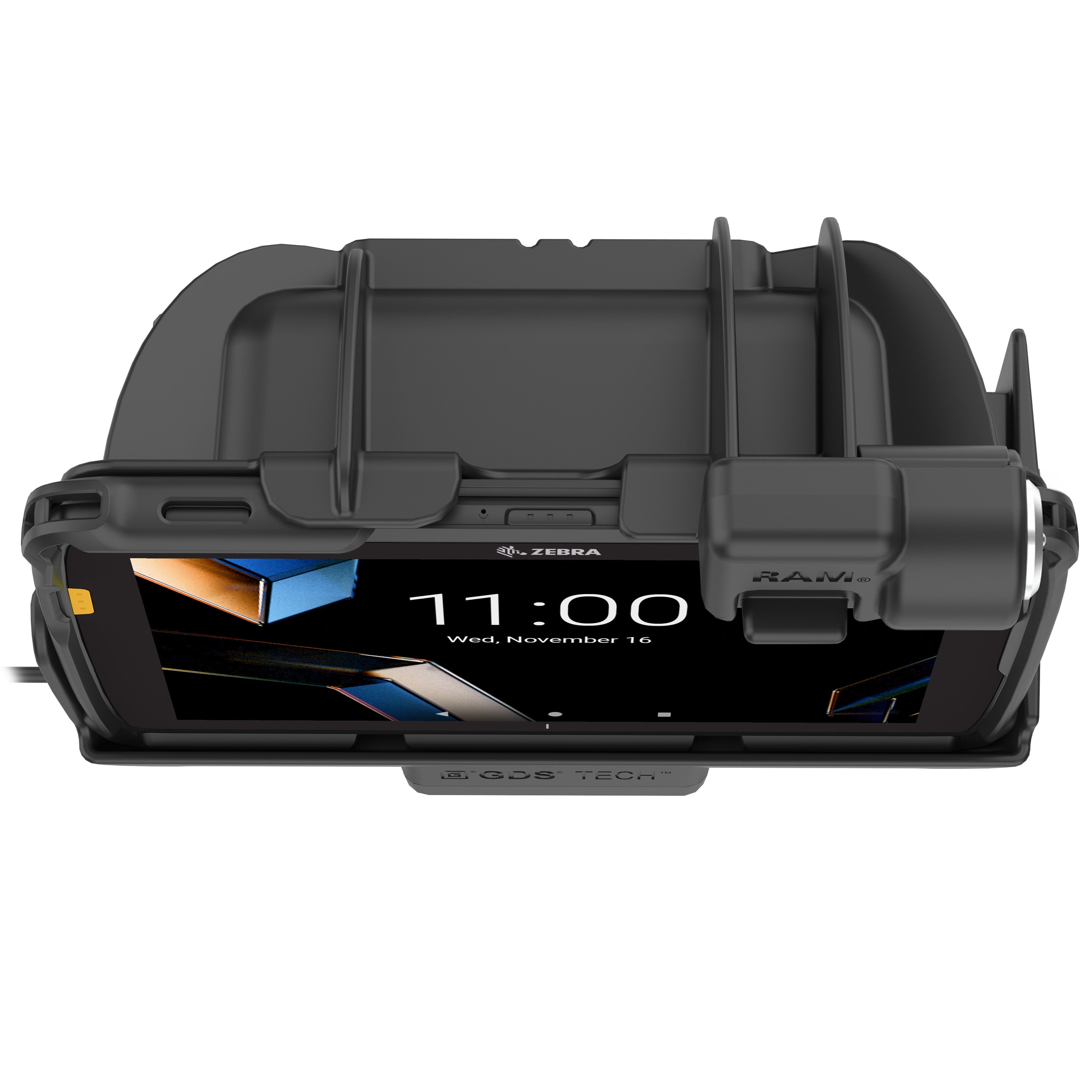 RAM-HOL-ZE44PDLU:RAM-HOL-ZE44PDLU_1:Locking RAM® Tough-Dock™ Power + Data for Zebra ET401 8"
