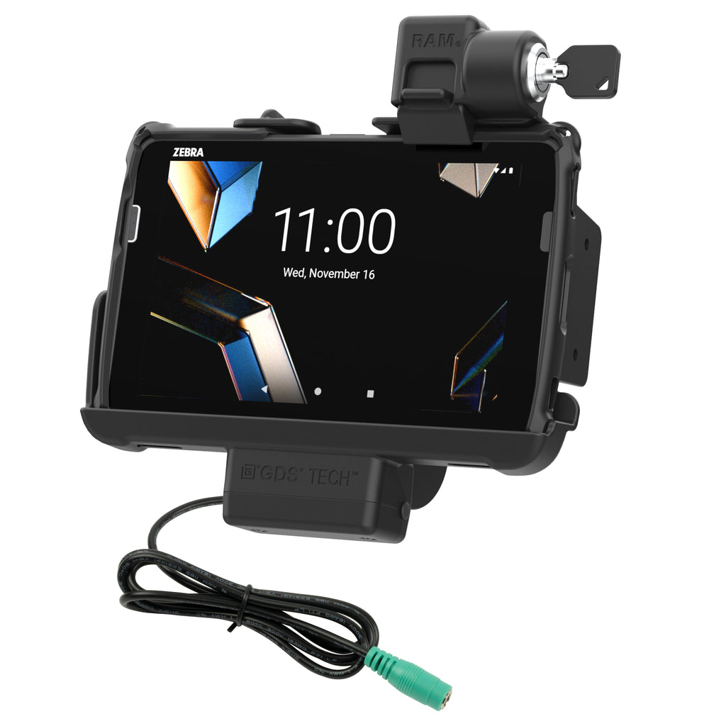 RAM-HOL-ZE44PLU:RAM-HOL-ZE44PLU_1:Locking RAM® Tough-Dock™ for Zebra ET401 8"