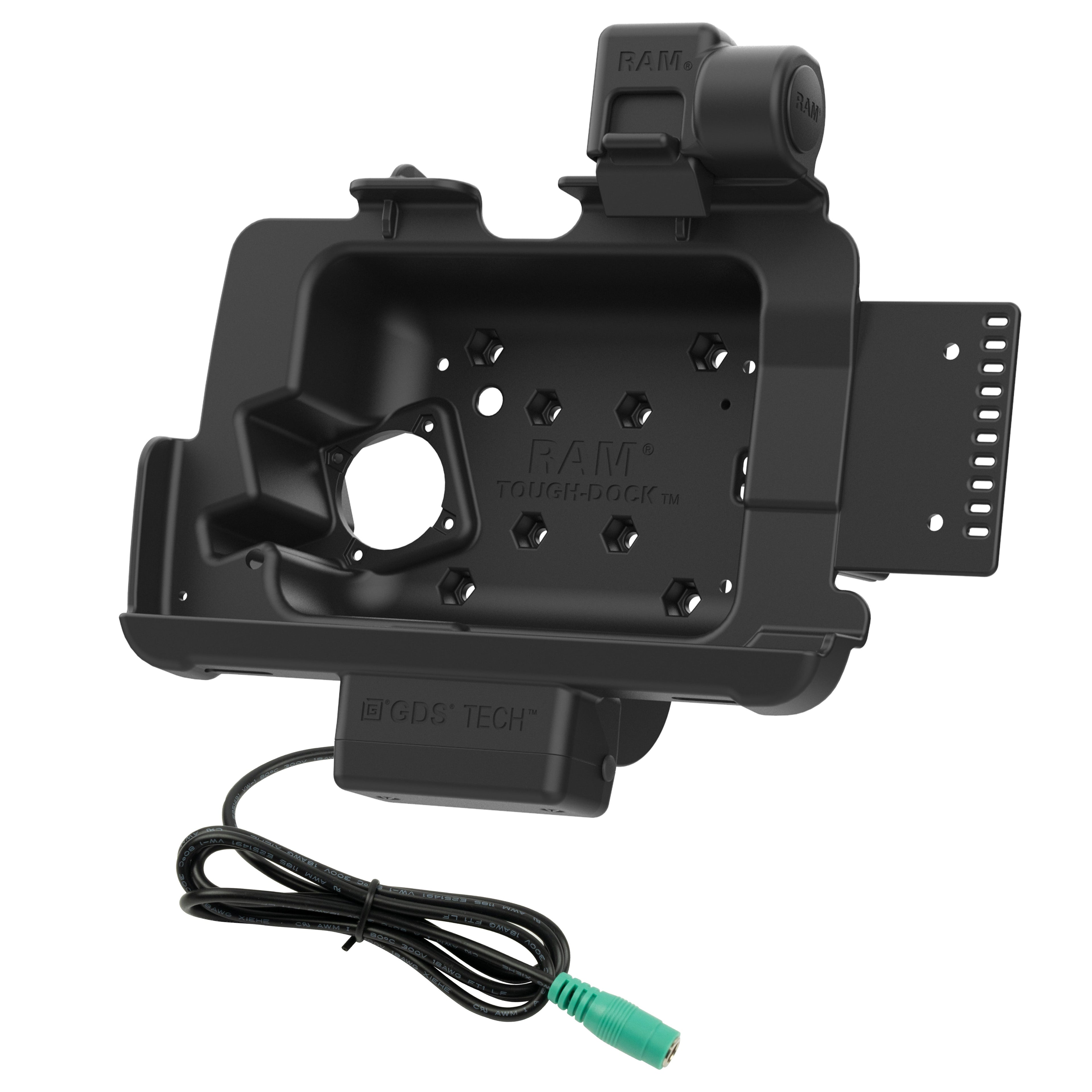 RAM-HOL-ZE44PU:RAM-HOL-ZE44PU_1:RAM® Tough-Dock™ with Latch for Zebra ET401 8"