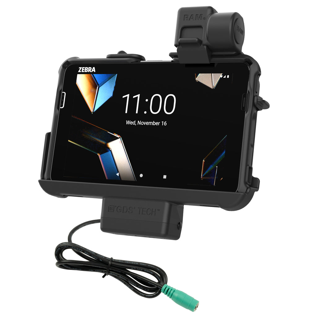 RAM-HOL-ZE46PU:RAM-HOL-ZE46PU_1:RAM® Thin-Dock™ for Zebra ET401 & ET4x 8"