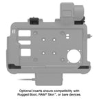 RAM-HOL-ZE46PU:RAM-HOL-ZE46PU_1:RAM® Thin-Dock™ for Zebra ET401 & ET4x 8"