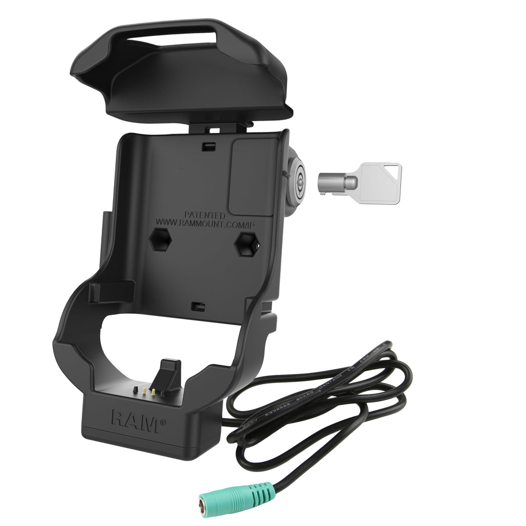 RAM-HOL-ZE7LU:RAM-HOL-ZE7LU_1:RAM® Key-Locking Form-Fit Powered Dock for Zebra TC70, 72, 75 & 77